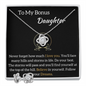 To My Bonus Daughter - BONUS GIFT