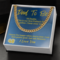 Dad to be Cuban Link Chain