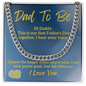 Dad to be Cuban Link Chain