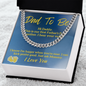 Dad to be Cuban Link Chain