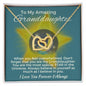 To My Amazing Granddaughter - Interlocking Hearts ππ