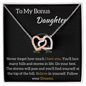 To My Bonus Daugher - Hearts