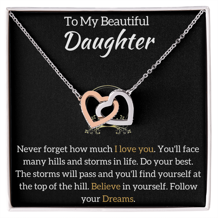 Lovely Heart Necklace For Daughter-In-Law - To My Daughter-In-Law Neck –  4Lovebirds